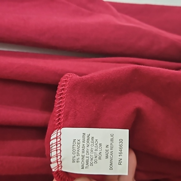 Rebdolls Burgundy Long Sleeve Dress 3X Loose Fit NWT (Size XL) - Picture 3 of 4